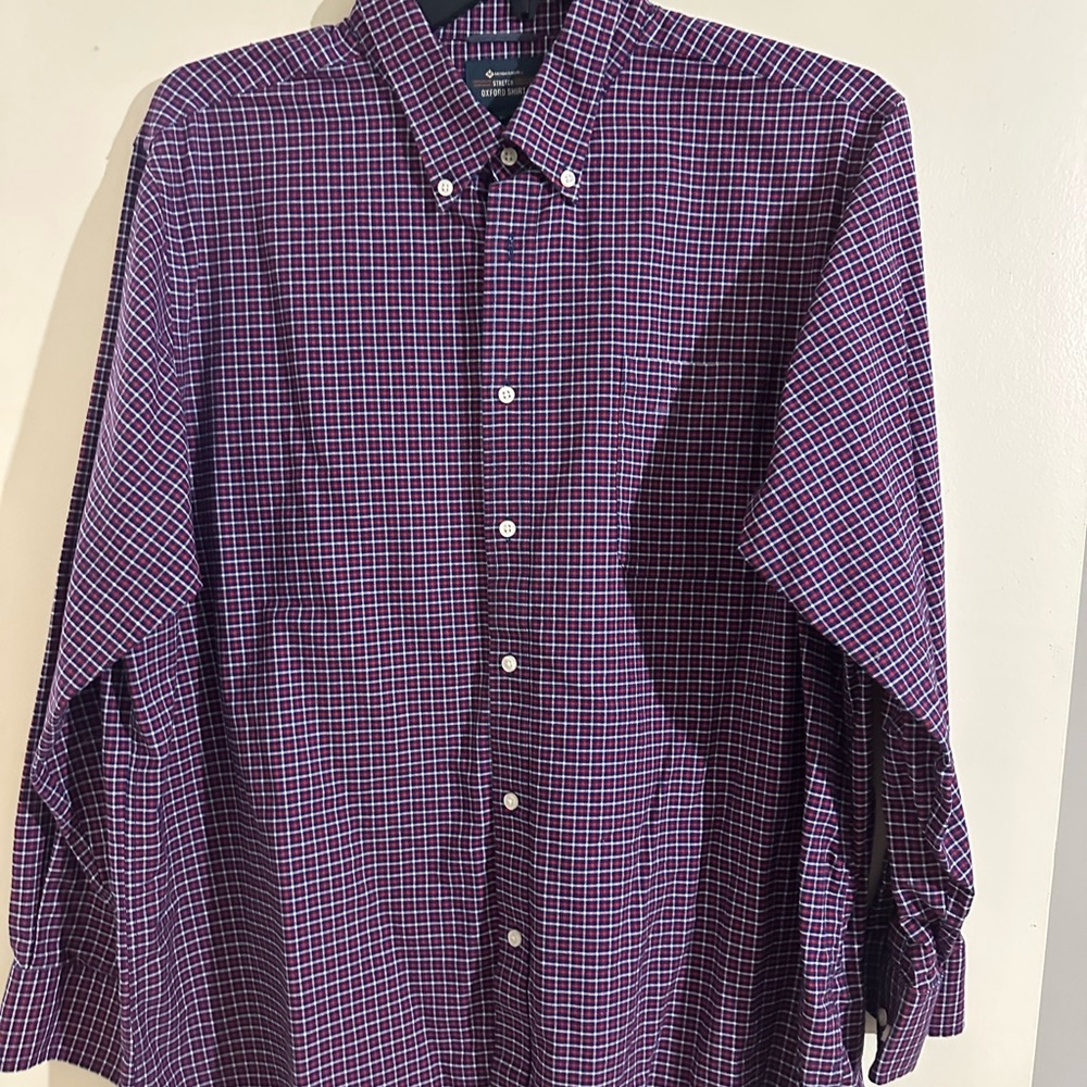 Men's Checkered Button Down Shirt